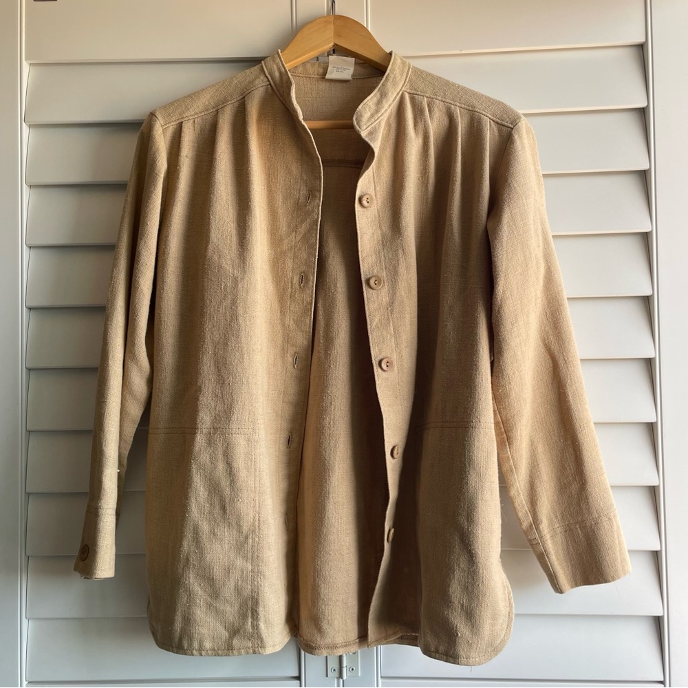 Tan Button Up - Picture 6 of 10